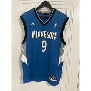 Ricky Rubio Minnesota Timberwolves Adidas Basketball Jersey Size S